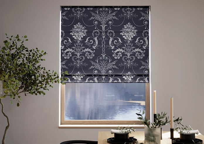 Laura Ashley Josette, Midnight - Roman Blind - Image 3
